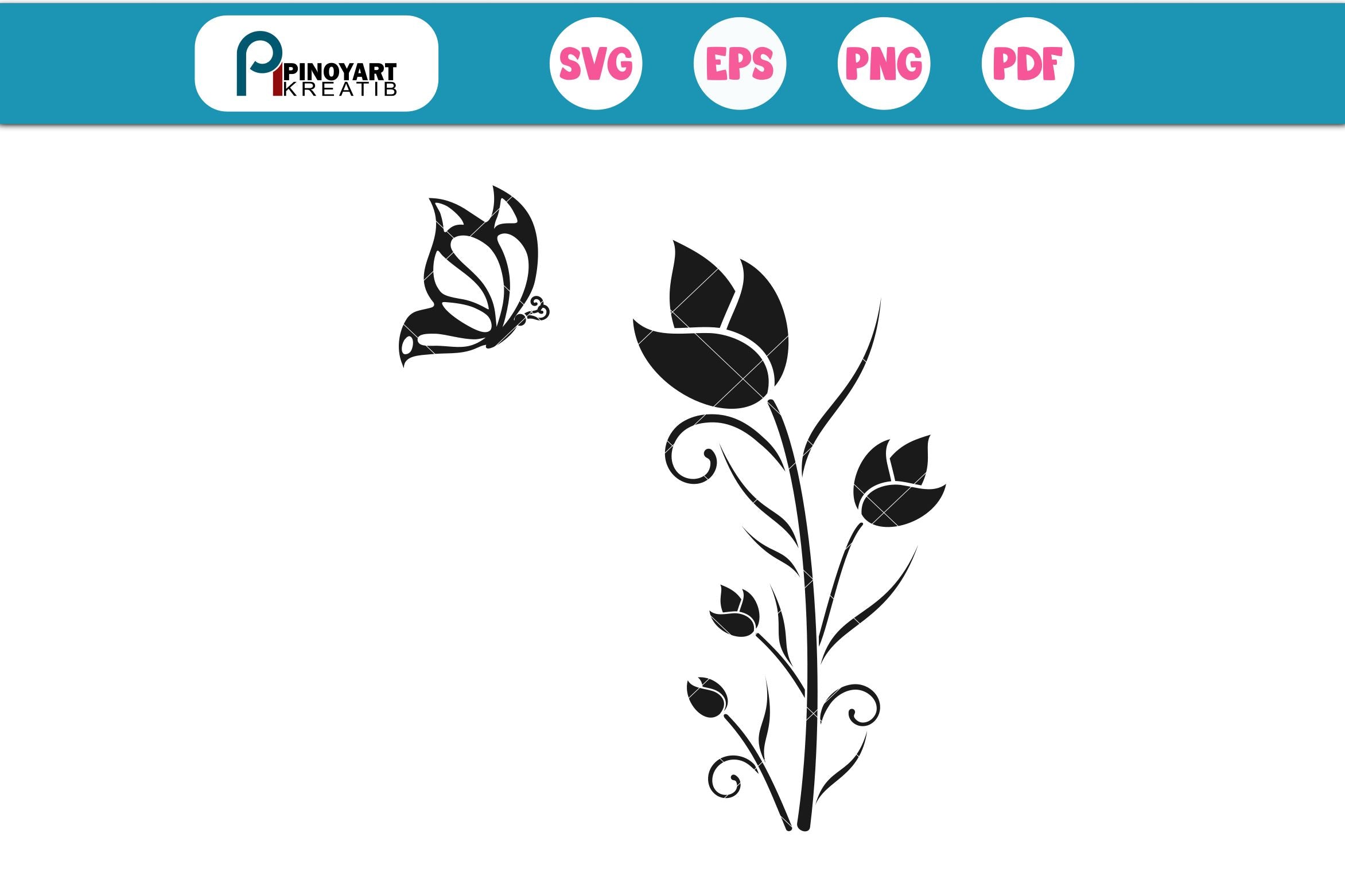 Free Free 307 Butterfly Flower Svg SVG PNG EPS DXF File