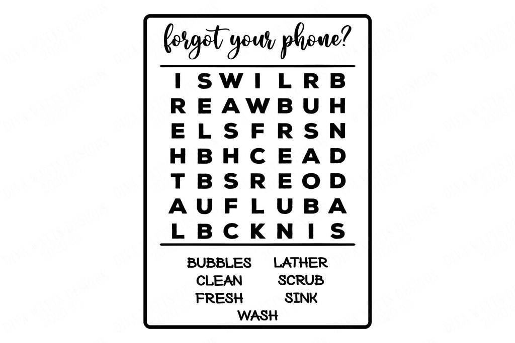 forgot-your-phone-bathroom-word-search-cutting-file-svg-dxf-ai
