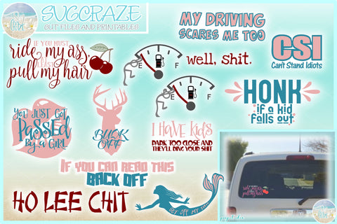 Download Fun Vehicle Decals Svg Bundle So Fontsy