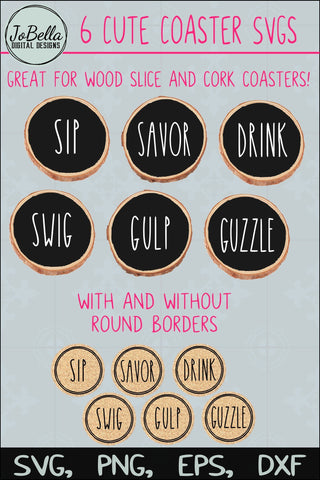 Download Funny Alcohol Svg Bundle For Coasters So Fontsy