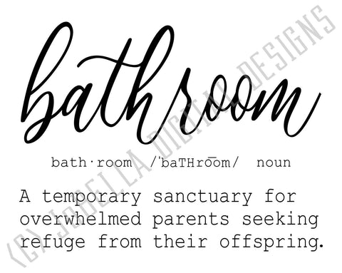 Download Funny Bathroom Definition Svg Cut File And Printable So Fontsy