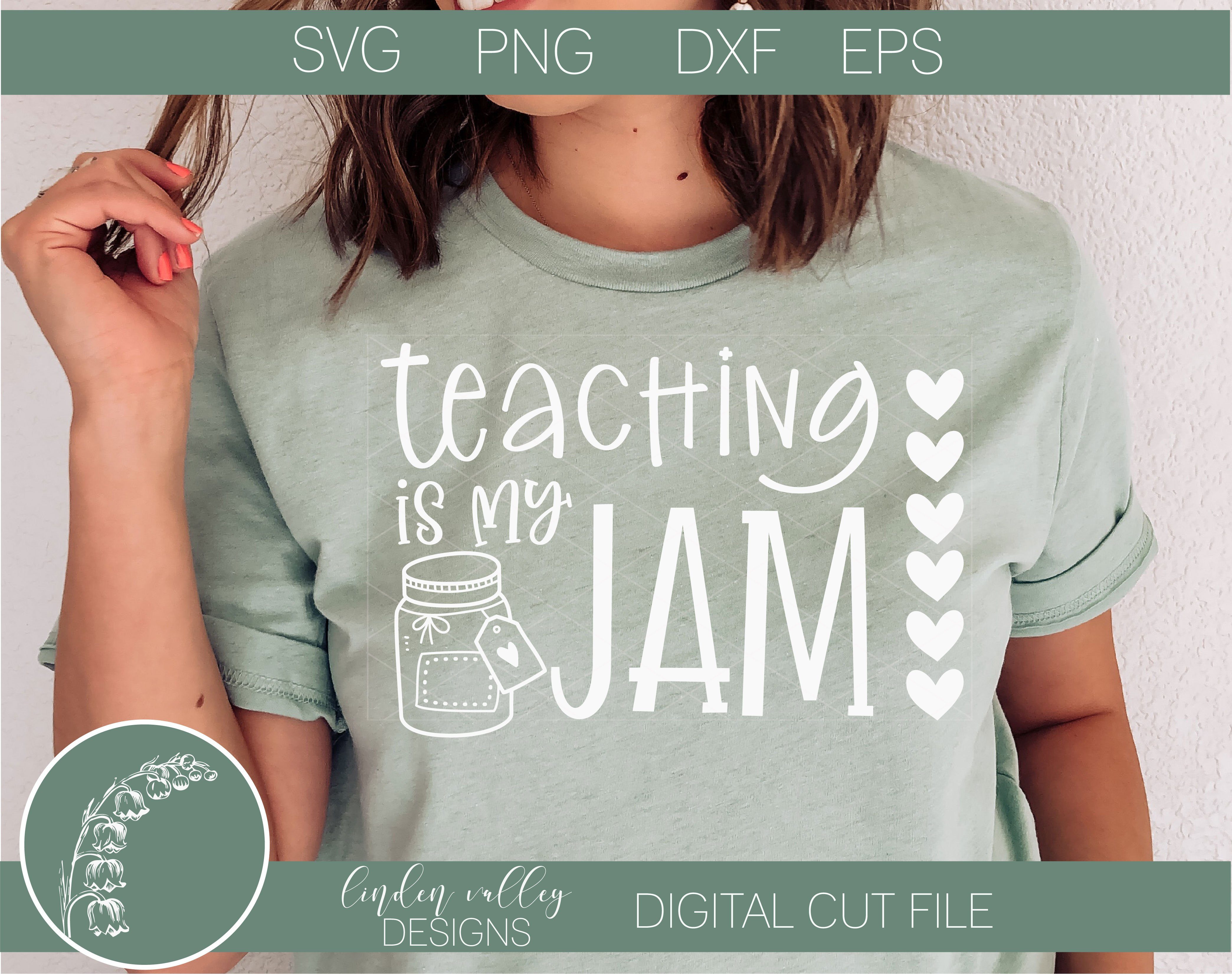 Download Funny Teacher Svg Teaching Is My Jam Teacher Tshirt Svg So Fontsy