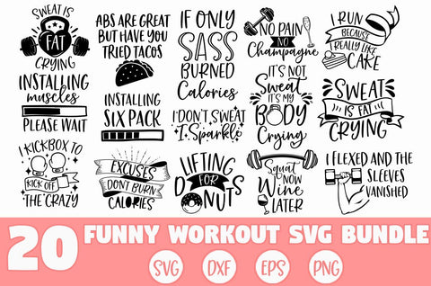 Download Funny Workout Svg Bundle Fitness Svg Gym Svg So Fontsy