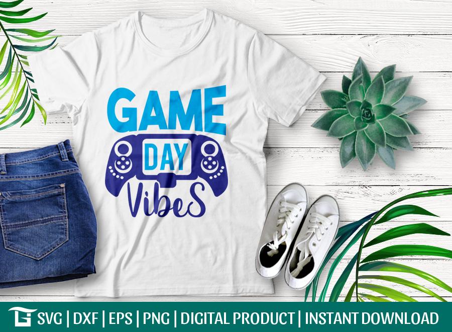 Download Game Day Vibes Svg Cut File Baseball Svg Video Game Svg Funny Boy Quote Svg Tshirt Design So Fontsy