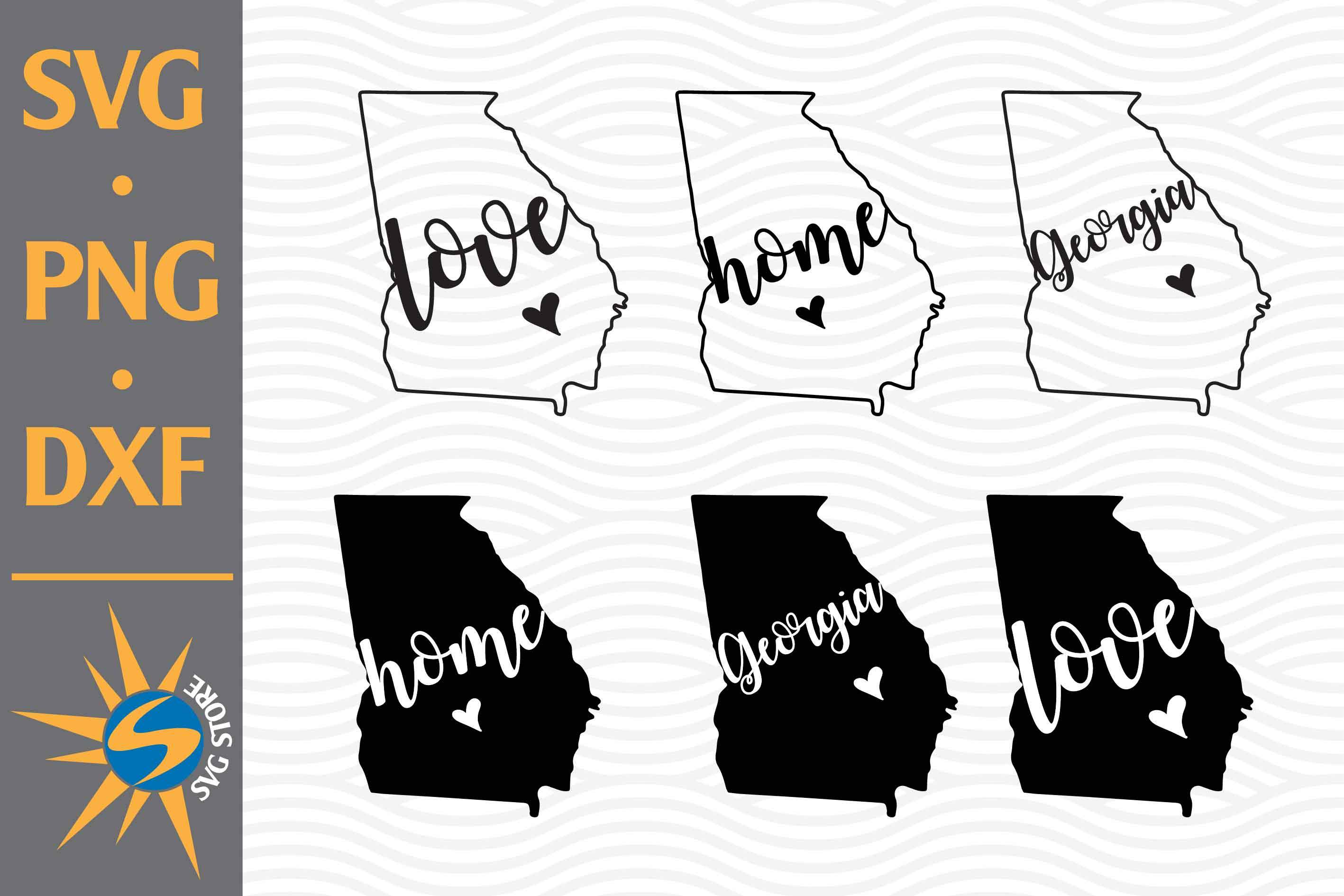 Download Georgia Home Love Svg Png Dxf Digital Files Include So Fontsy