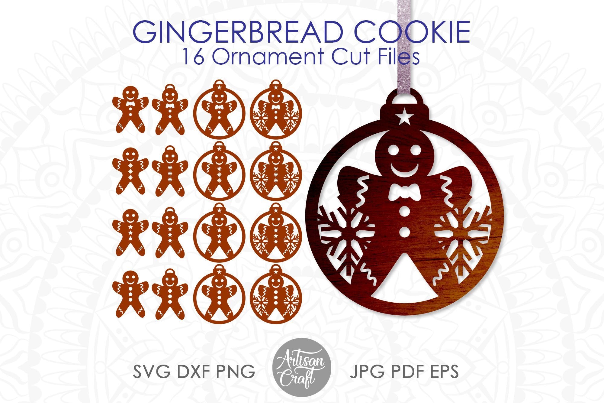 Free Free 327 Gingerbread Ornaments Svg SVG PNG EPS DXF File