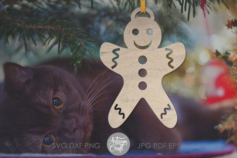 Download Gingerbread Ornament Christmas Ornaments Svg So Fontsy