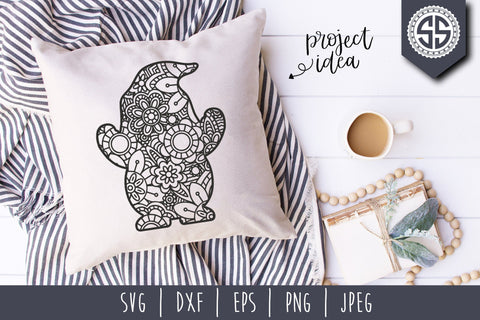 Download Gnome Mandala Zentangle Mini Bundle 2 Set Of 4 Svg So Fontsy