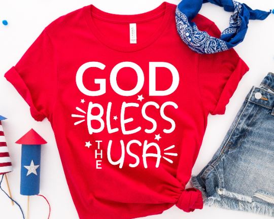God Bless The USA 4th of July SVG, Memorial Day SVG, Christian Svg ...