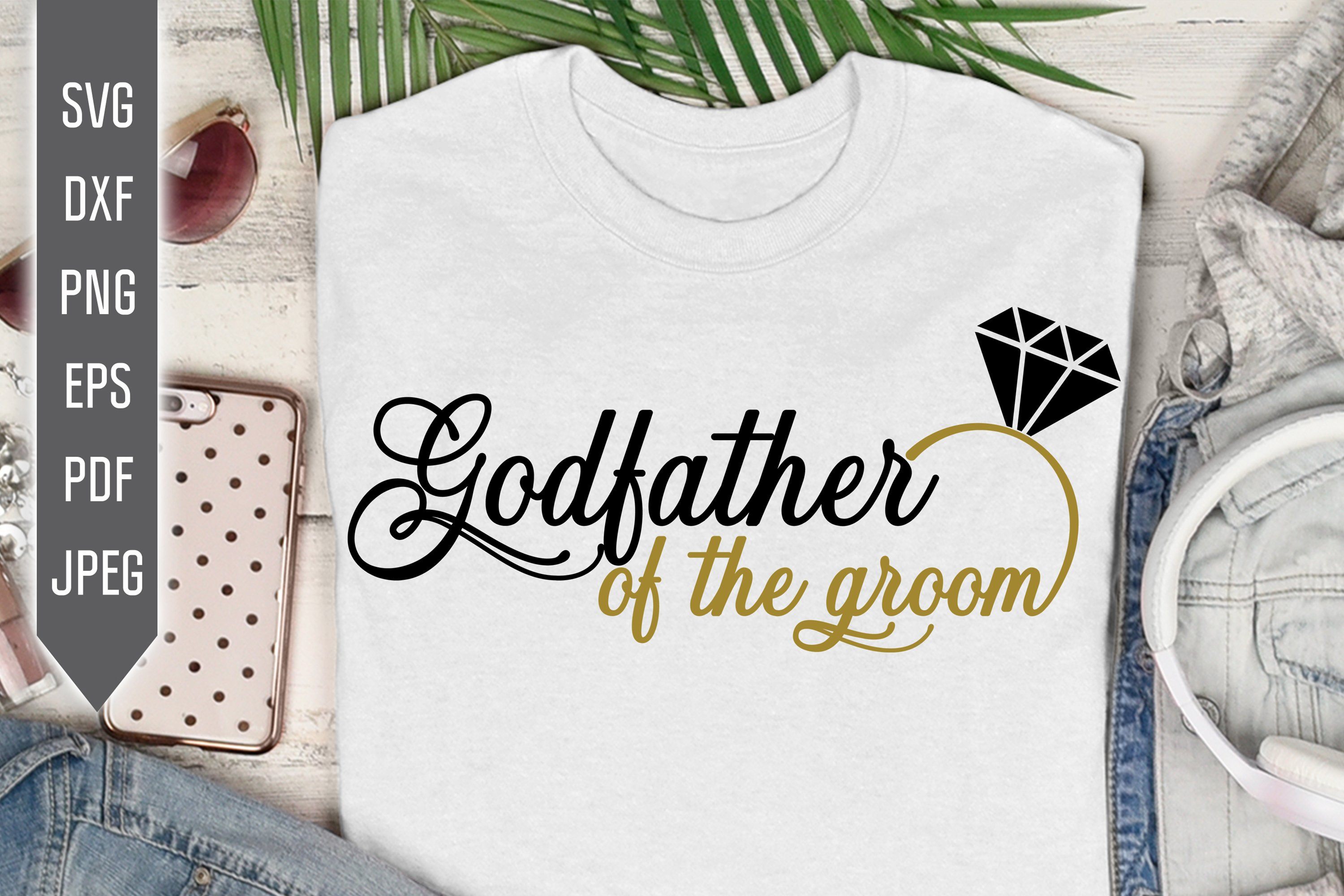 Download Godfather Of The Groom Svg Wedding Svg Bride Team Svg Wedding Roles Svg Wedding Party Svg Cricut Silhouette Iron On Dxf Eps Png So Fontsy