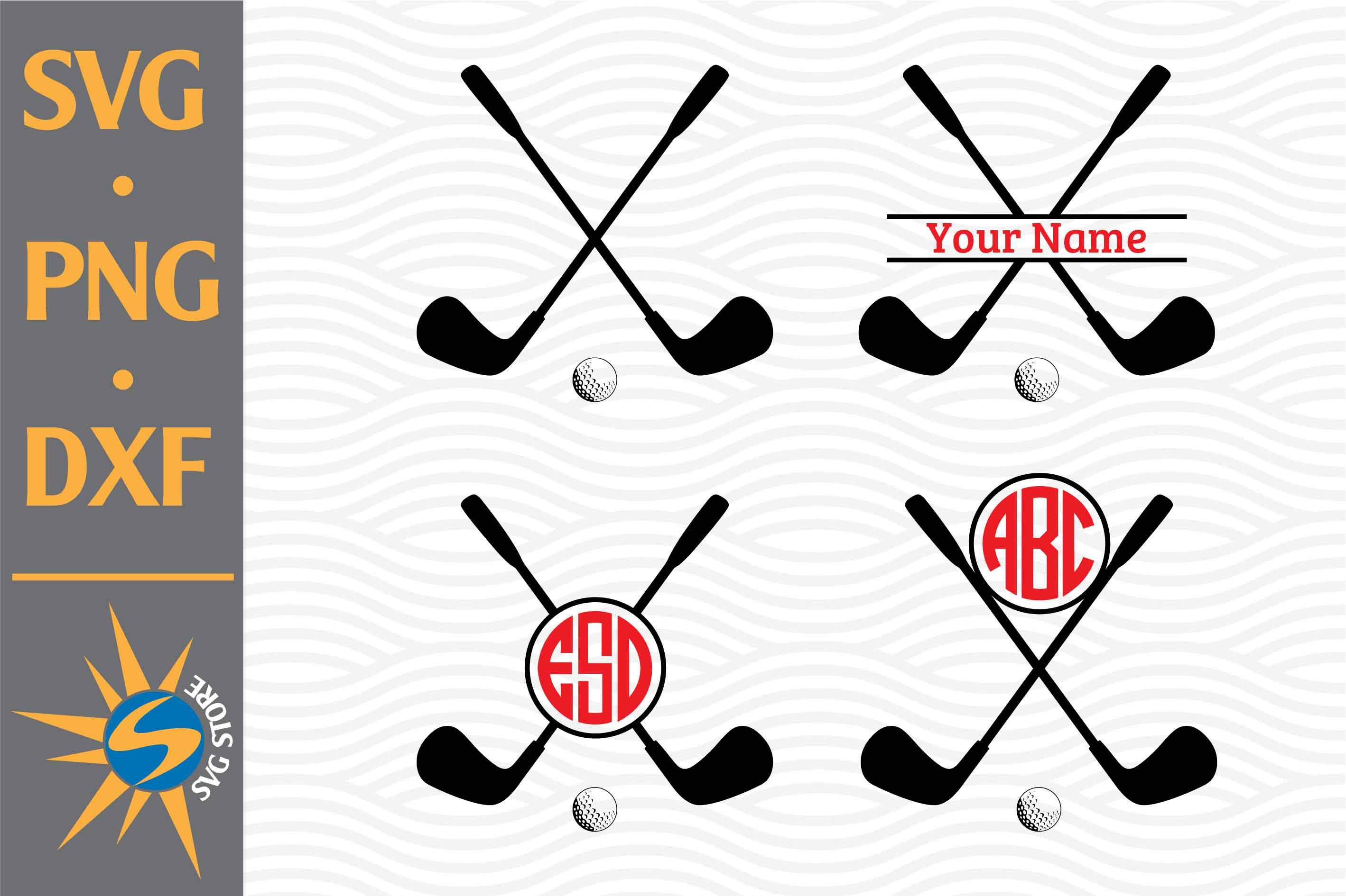 Download Golf Stick Monogram Svg Png Dxf Digital Files Include So Fontsy