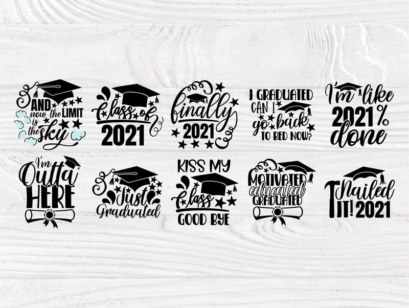 Download Graduate 2021 SVG Cut Files, Class of 2021 Svg, Svg Bundle, Senior 2021 Svg, Cricut Files ...