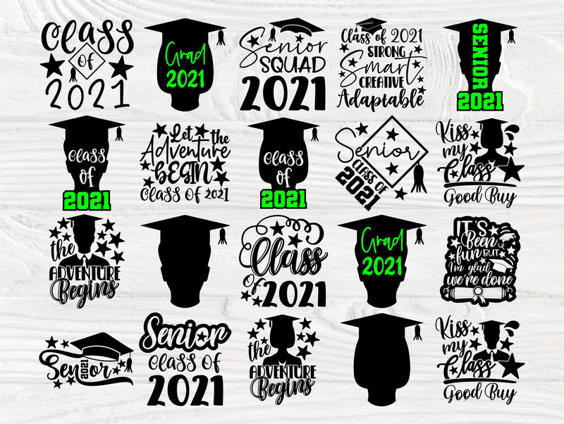 Download Graduate 2021 SVG Cut Files, Class of 2021 Svg, Svg Bundle ...