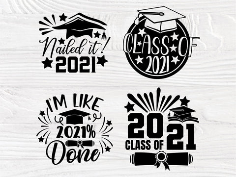 Download Graduation 2021 Svg Bundle Class Of 2021 Svg File So Fontsy