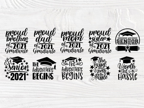 Download Graduation Bundle 2021 Svg Cut Files Class Of 2021 Svg Svg Bundle Senior 2021 Svg Cricut Files Silhouette 2021 Graduation Shirts Svg So Fontsy