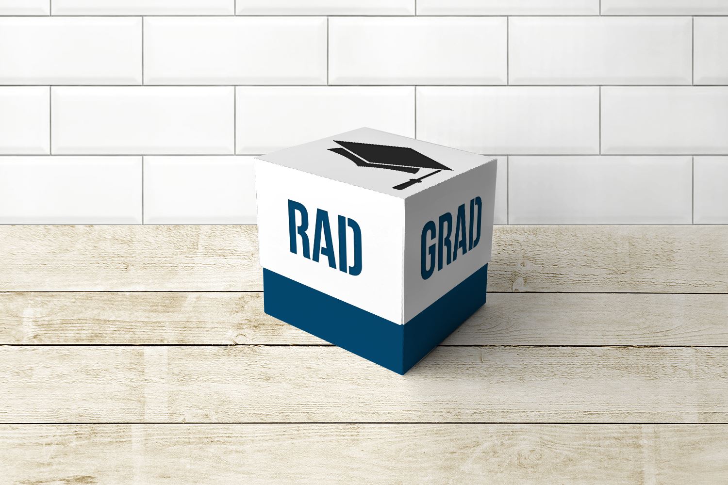 Download Graduation Cap Rad Grad Cube Box With Lid Svg So Fontsy