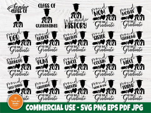 Download Graduation Svg Bundle Class Of 2021 Graduate Svg So Fontsy