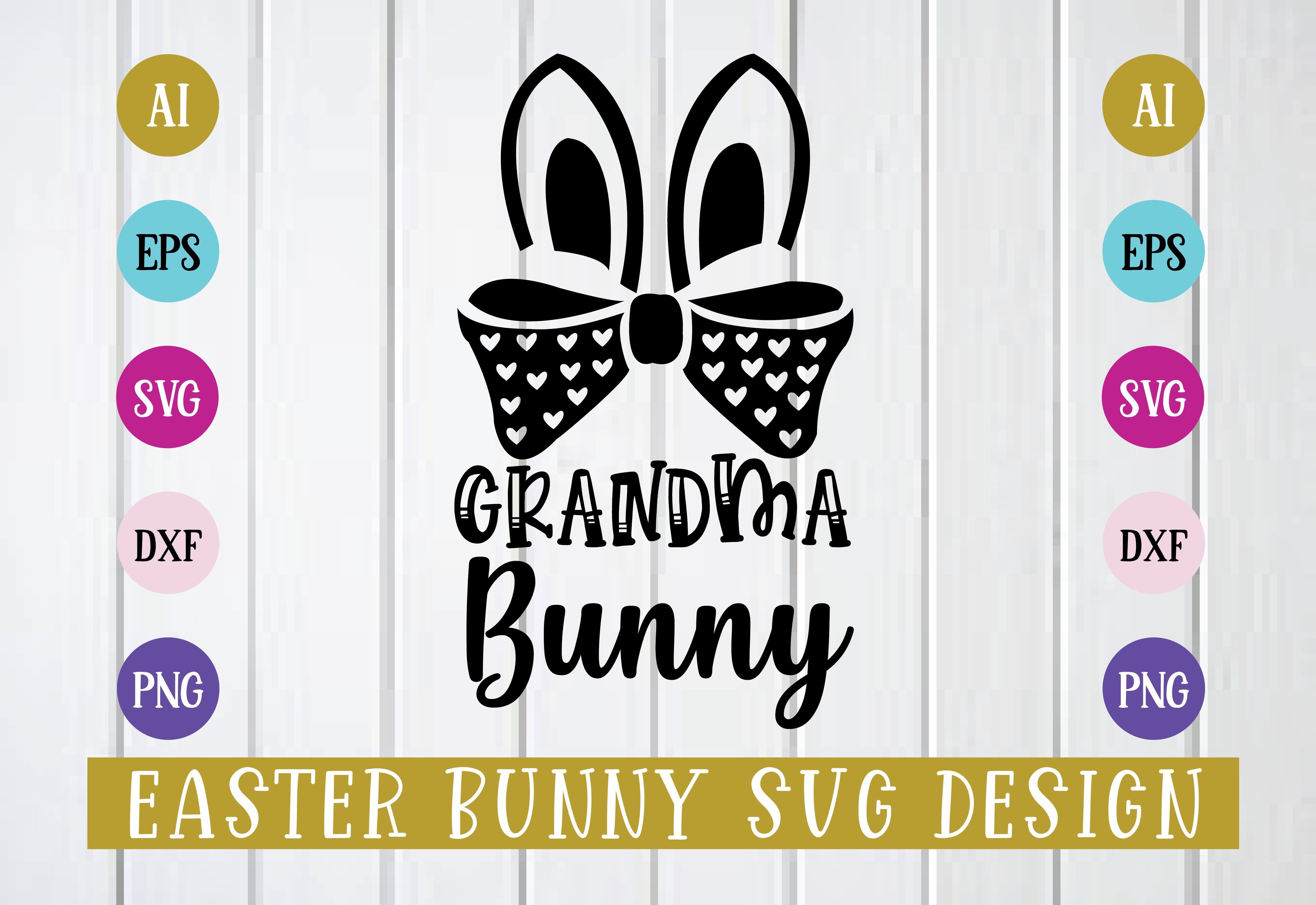 Download Grandma Bunny Svg Design So Fontsy