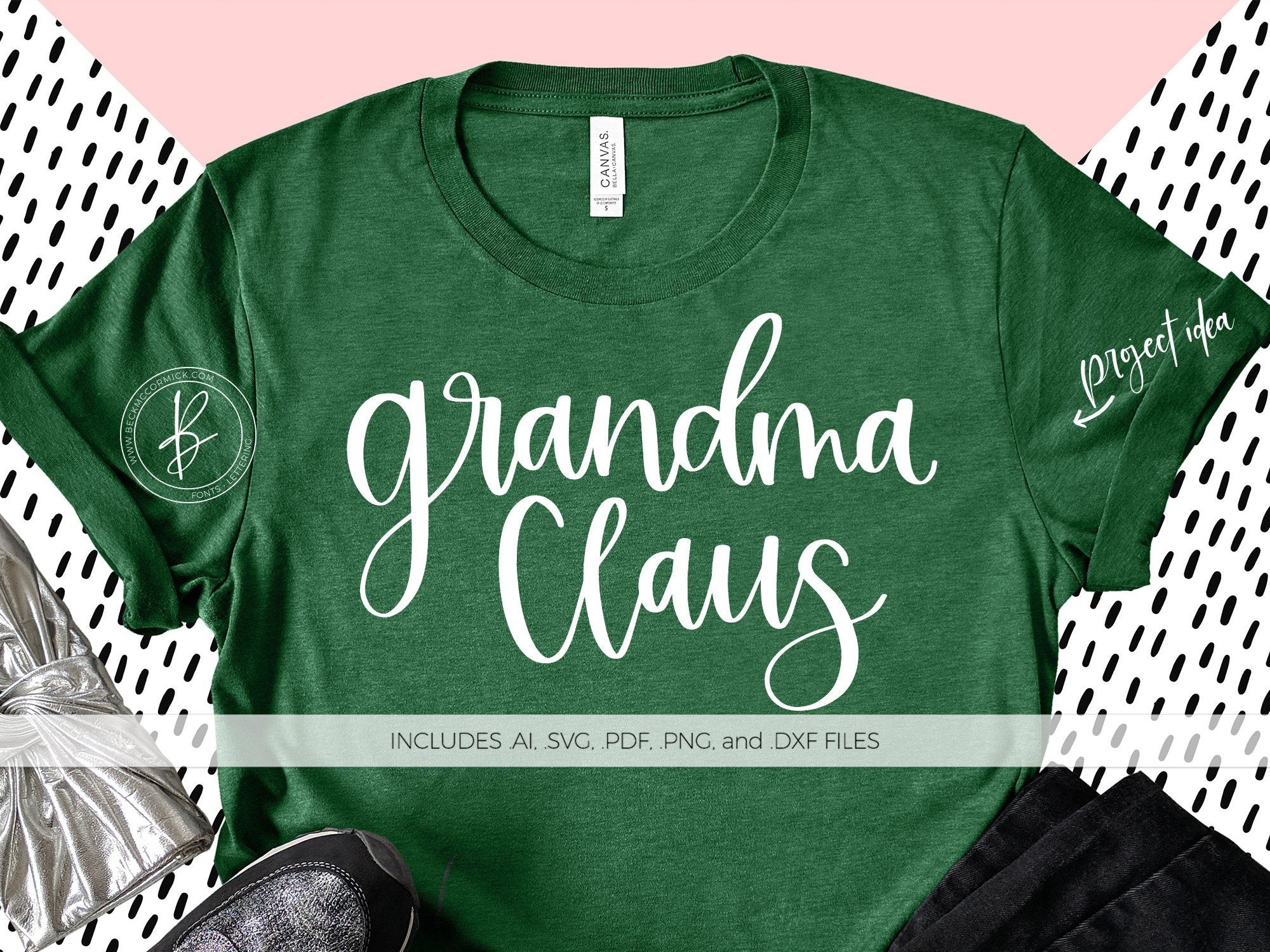 Download Grandma Claus Svg So Fontsy