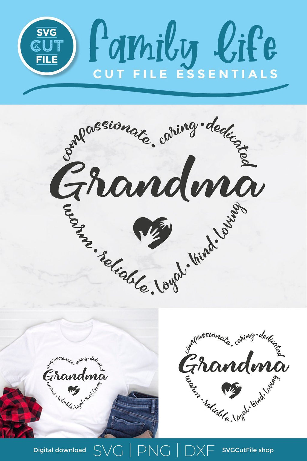 Grandma Svg A Grandma Heart Svg For Cricut And Silhouette Crafters