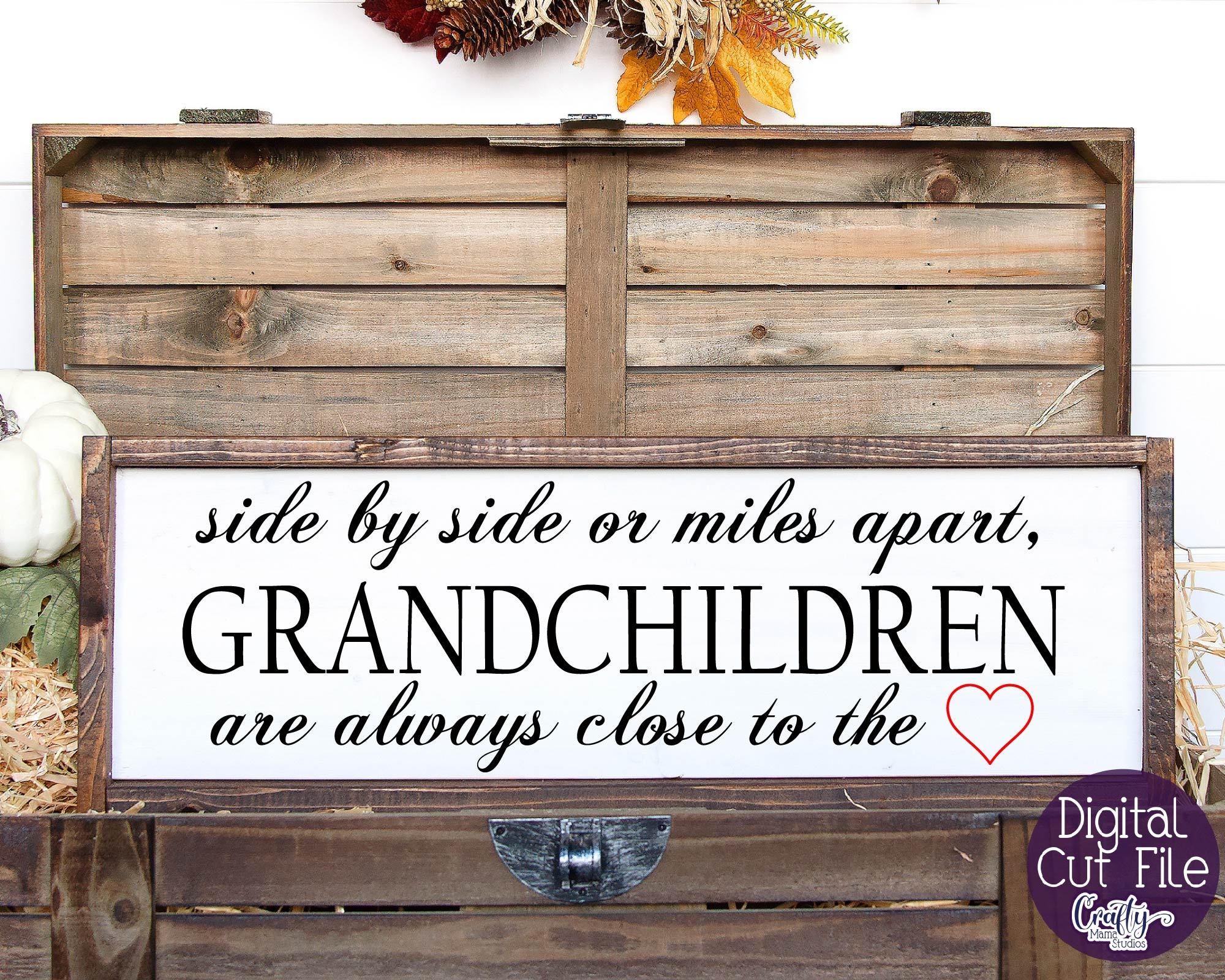 Download Grandma Svg Grandpa Svg Side By Side Or Miles Apart Grandchildren Grandkids So Fontsy