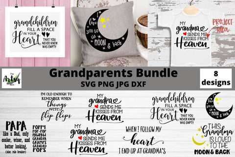 Download Grandparent Quotes Svg Grandma Quotes Bundle Grandpa Quotes So Fontsy