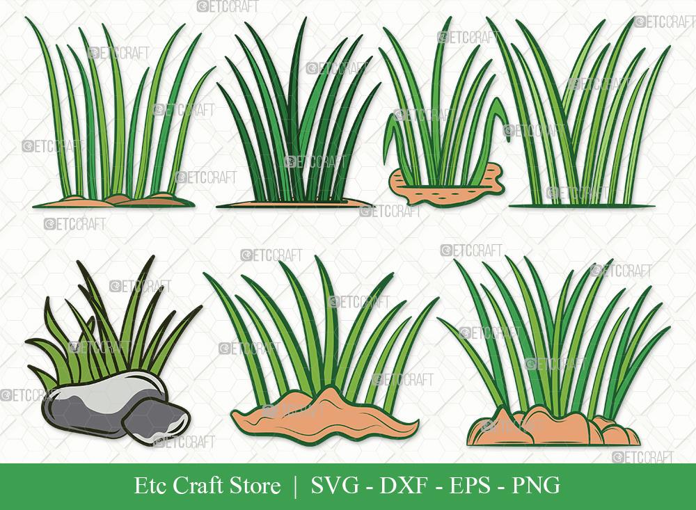 Download Grass Clipart Svg Cut File Plants Svg Lawn Grass Svg Tall Grass Svg Garden Svg Eps Dxf Png Bundle So Fontsy