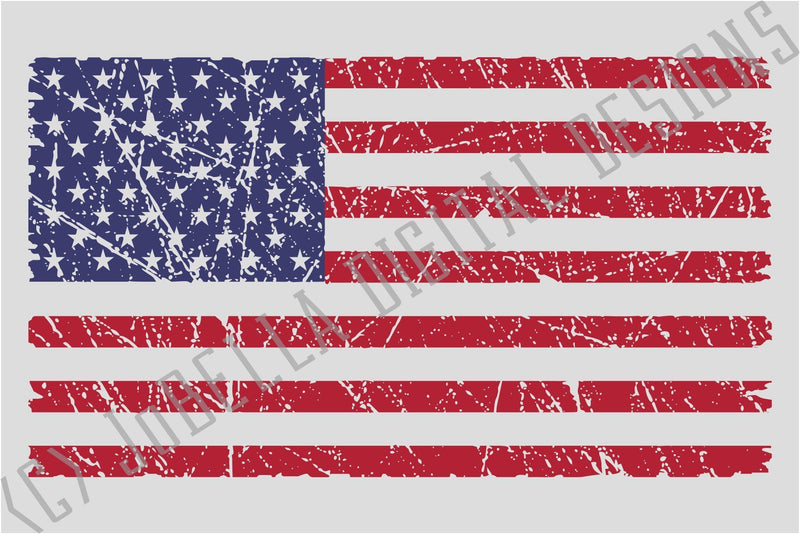 Download Grunge American Flag SVG and Sublimation Design - So Fontsy