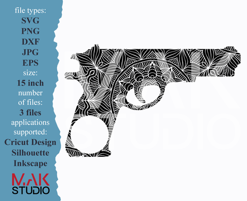 Free Free 182 Mandala Flower Gun Svg SVG PNG EPS DXF File