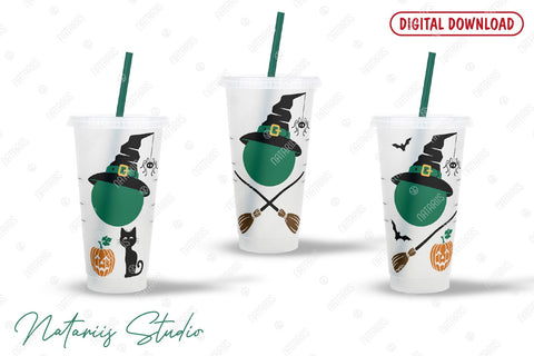 Download Halloween Design Set To Personalize Your Starbucks Cold Cup Tumbler So Fontsy