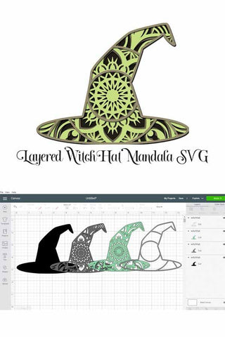 Download Halloween Mandala Bundle Svg 5 Layered Mandala Designs So Fontsy