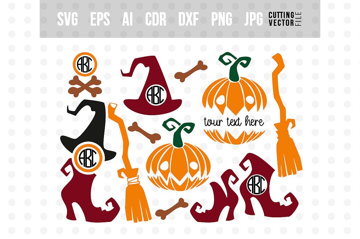 Halloween Monogram Svg So Fontsy