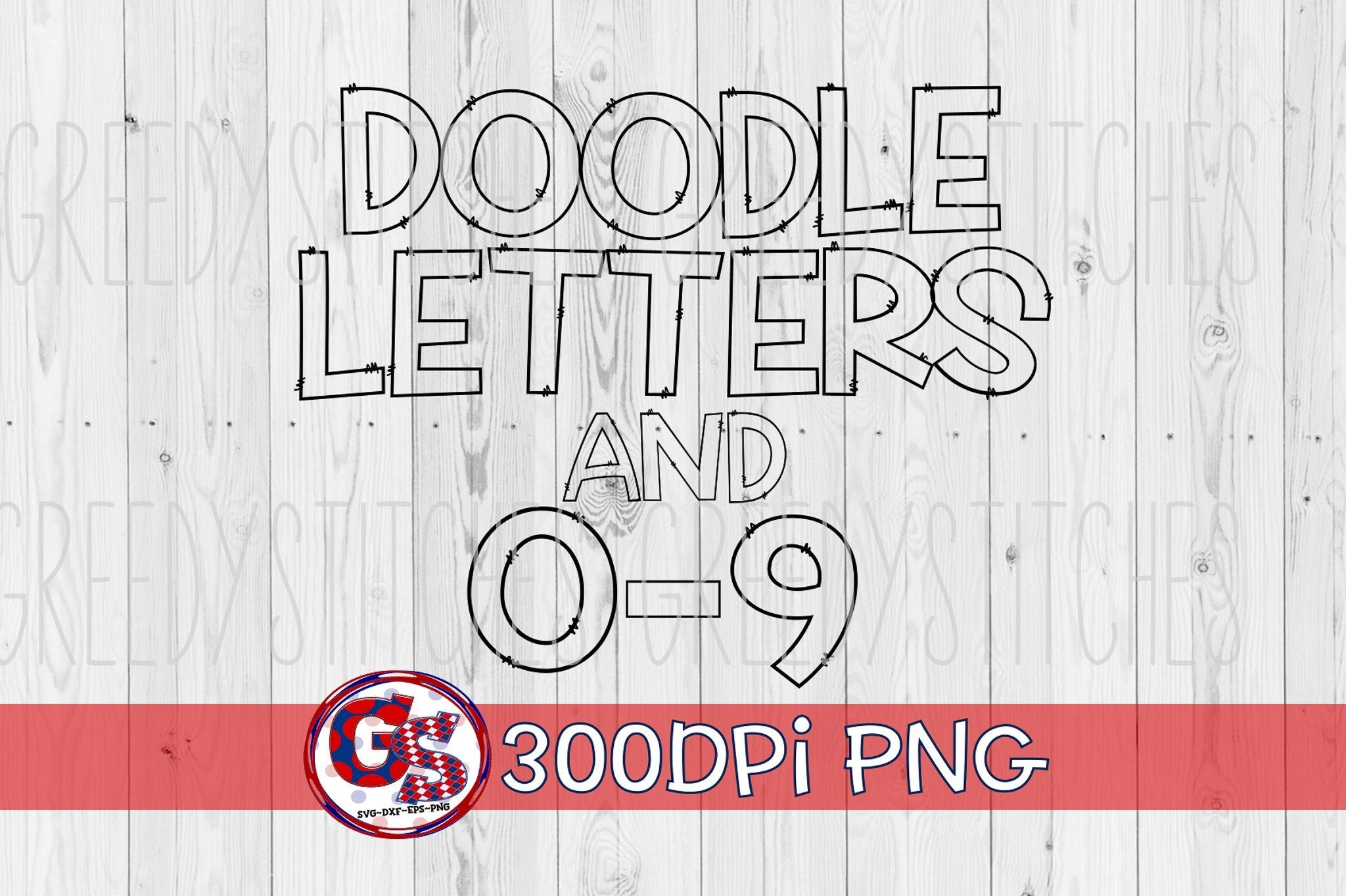 Download Hand Drawn Doodle Letters And Numbers Png So Fontsy