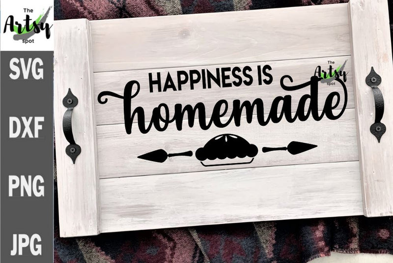 Happiness is Homemade decal, Noodle board svg, Noodle board quote - So