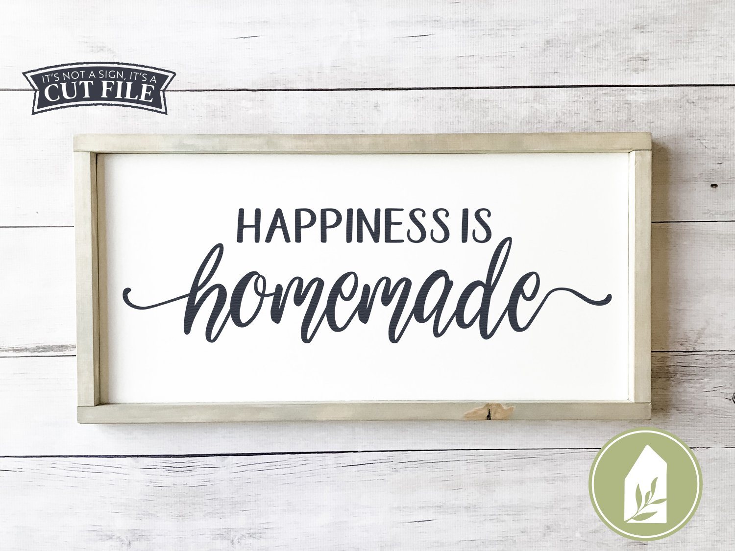 Download Happiness Is Homemade Svg Family Svg Rustic Sign Design So Fontsy