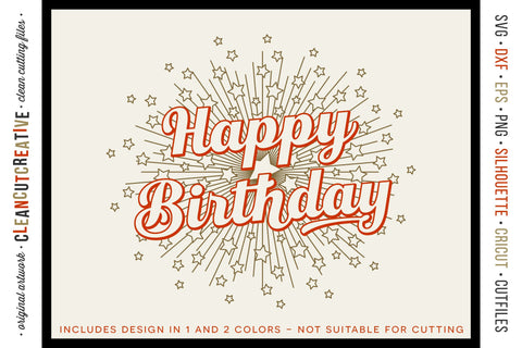 Download Happy Birthday Single Line Sketch Design Foil Quill Transfer Tool Svg So Fontsy