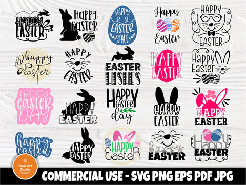 Download Happy Easter Svg Easter Signs Easter Eggs Easter Bunny Svg Bunny Ears Svg Svg Files For Cricut Silhouette Files Svg Cut Files So Fontsy