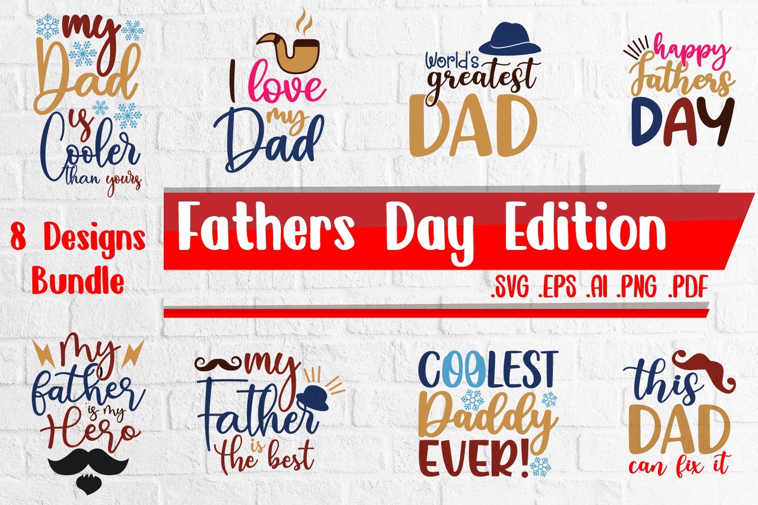 Download Happy Fathers Day Bundle Svg So Fontsy