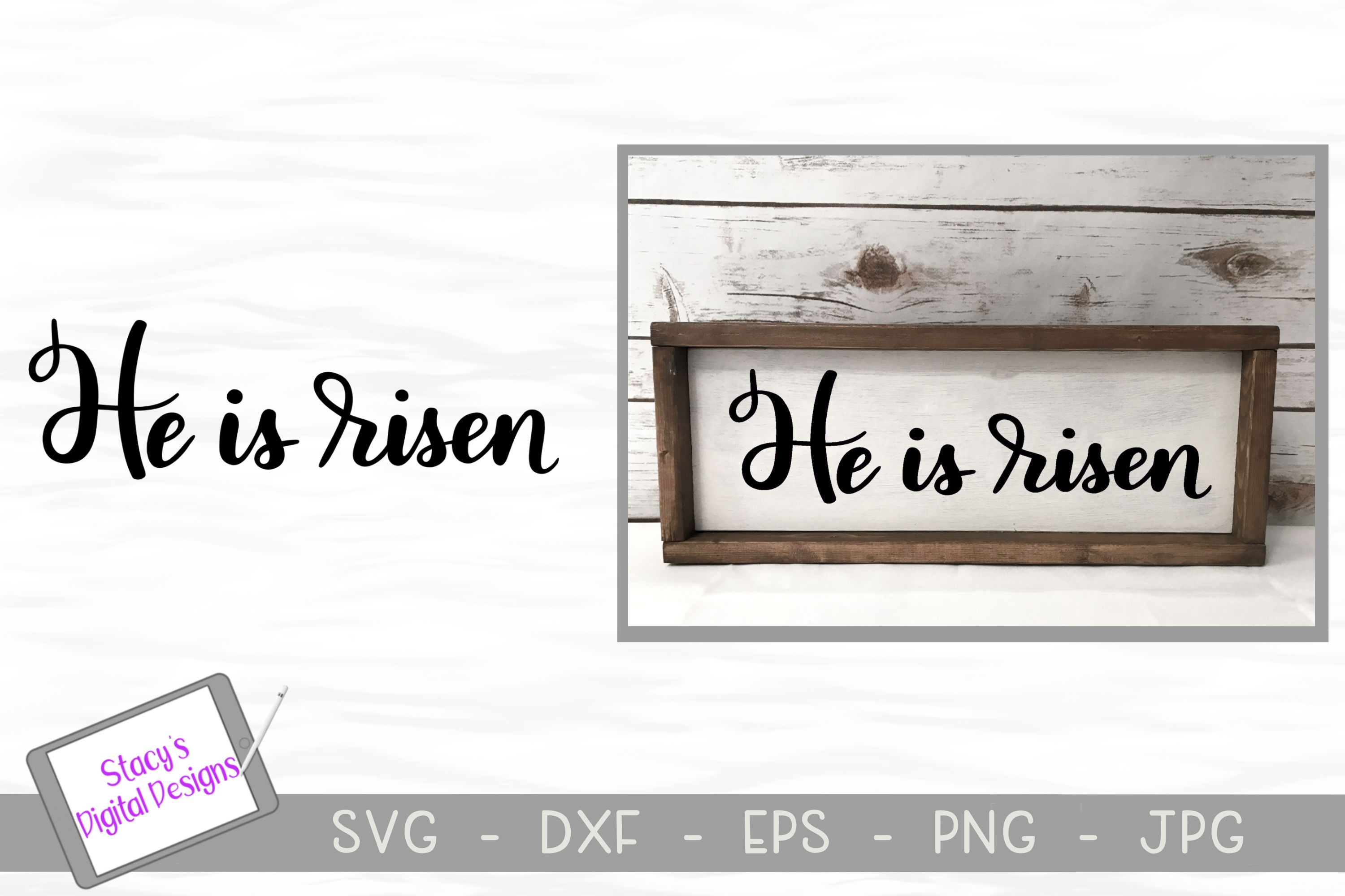 Download He Is Risen Svg Religious Easter Svg So Fontsy