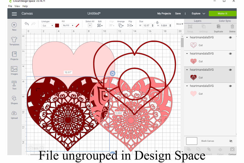 Free Free 335 Layered Mandala Heart SVG PNG EPS DXF File