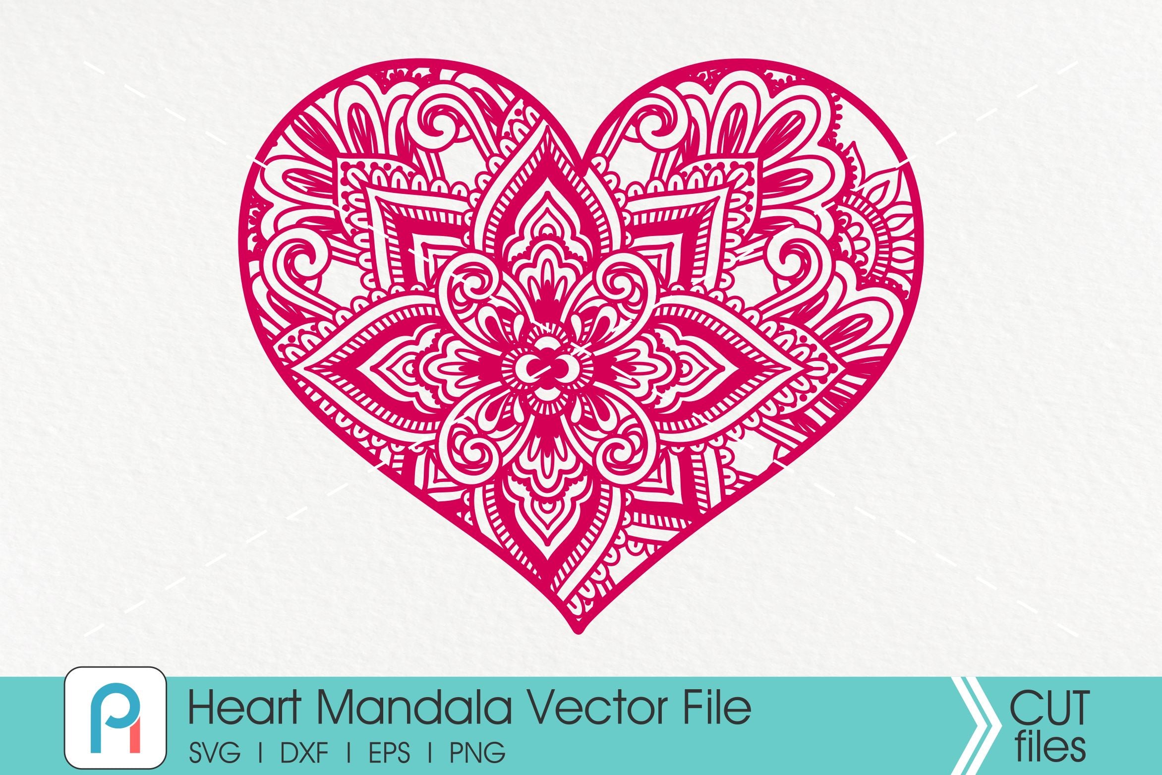 Download Heart Mandala Svg Heart Svg Zentangle Heart Svg Heart So Fontsy