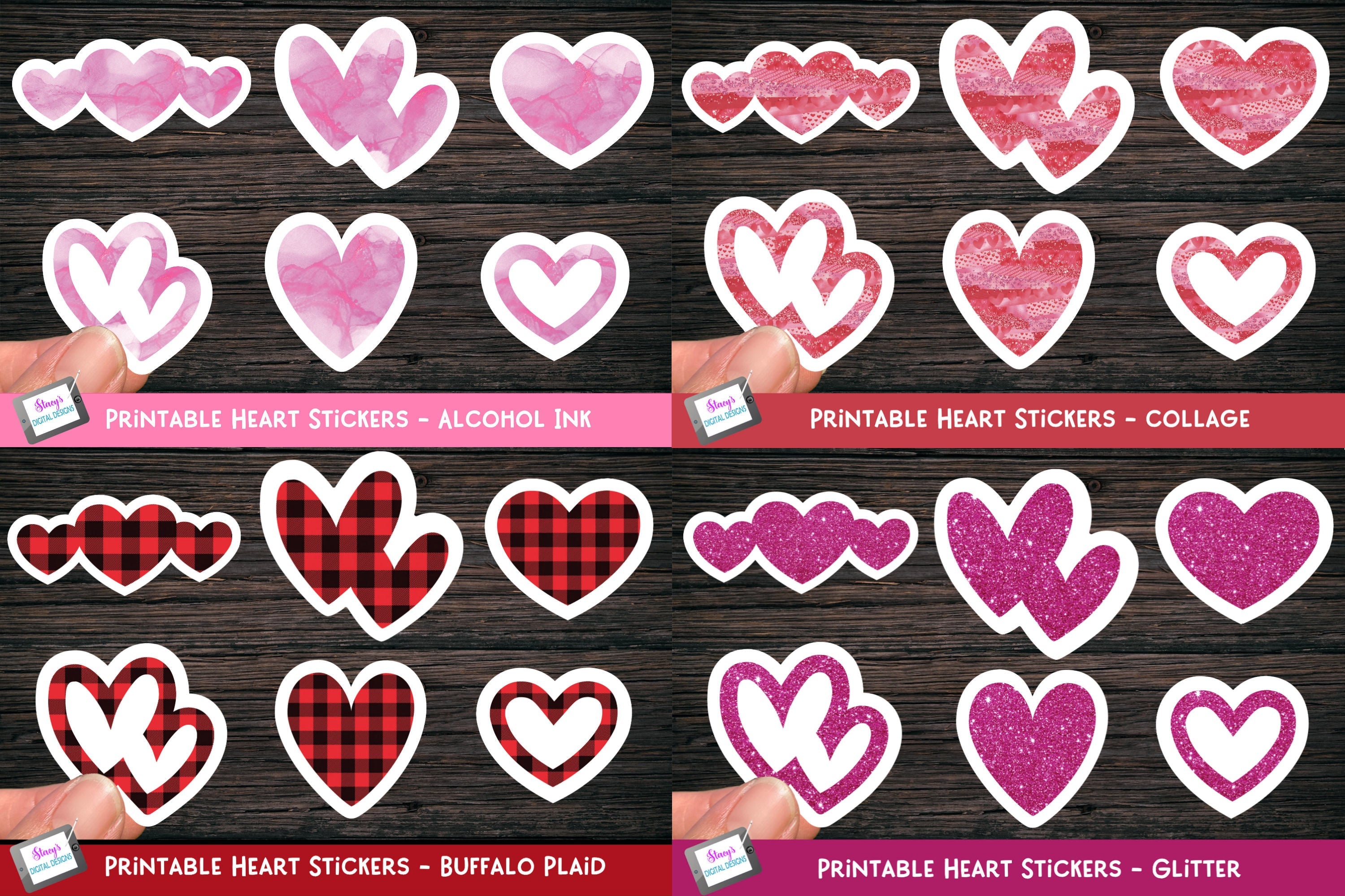 Printable Heart Stickers ubicaciondepersonas cdmx gob mx