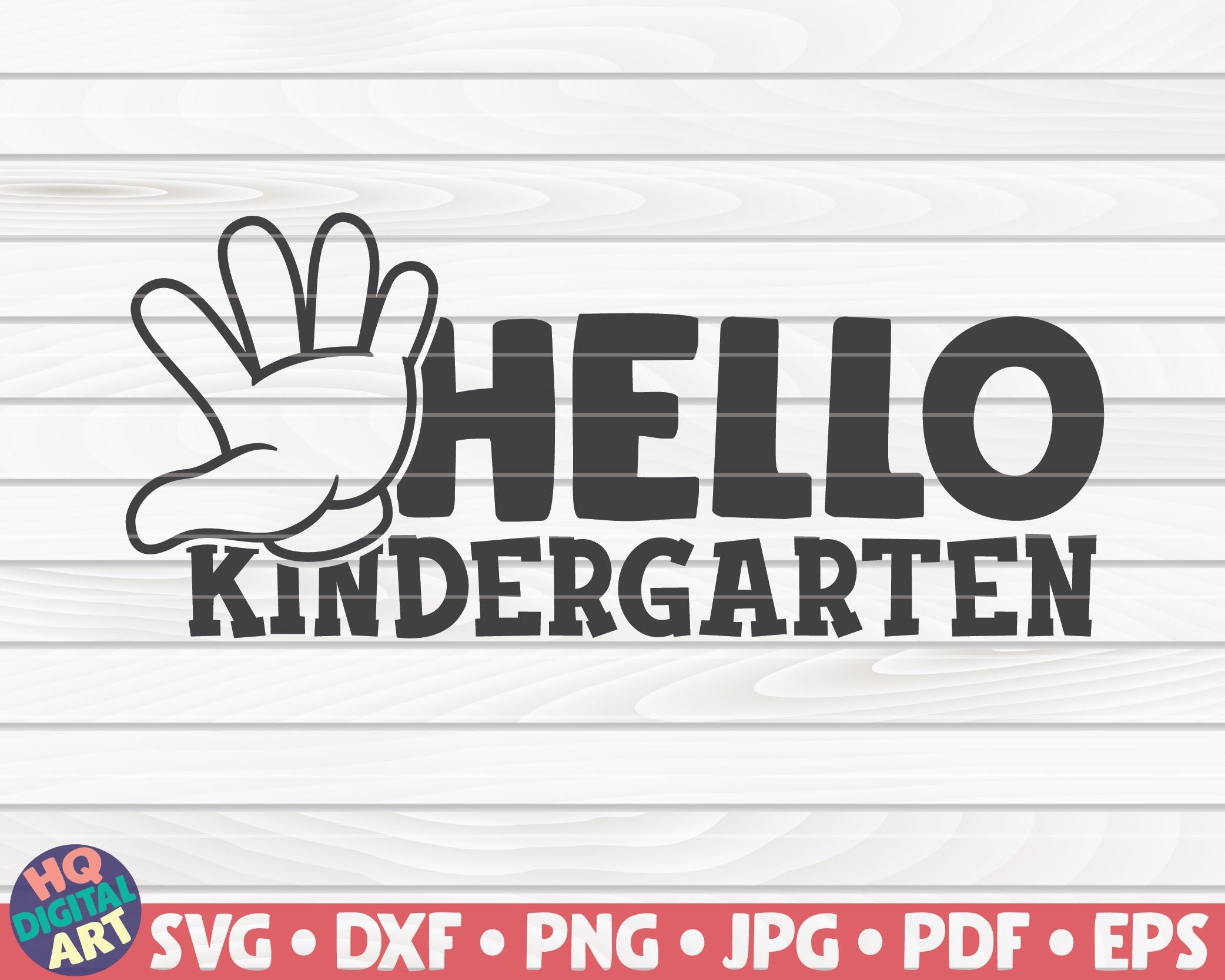 Download Hello Kindergarten Svg Back To School Design So Fontsy