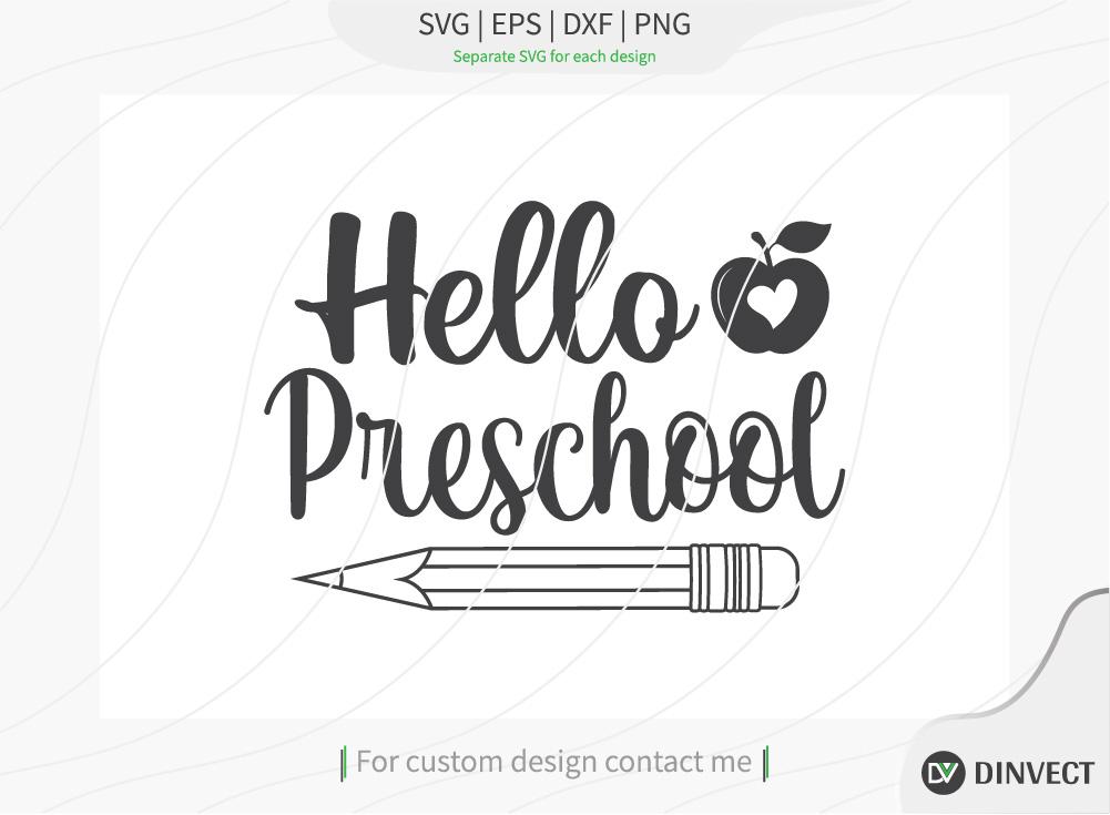 Free Free 306 So Long Preschool Hello Kindergarten Svg SVG PNG EPS DXF File