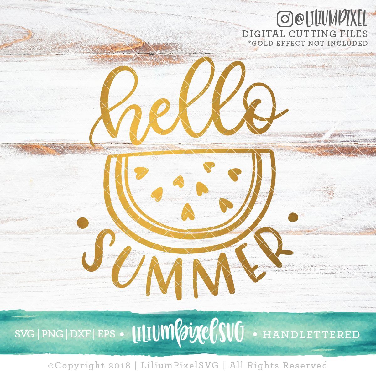 Free Free Hello Summer Watermelon Svg 834 SVG PNG EPS DXF File