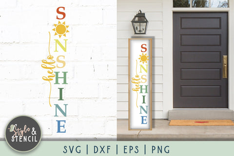 Download Hello Sunshine Svg Porch Sign Summer So Fontsy