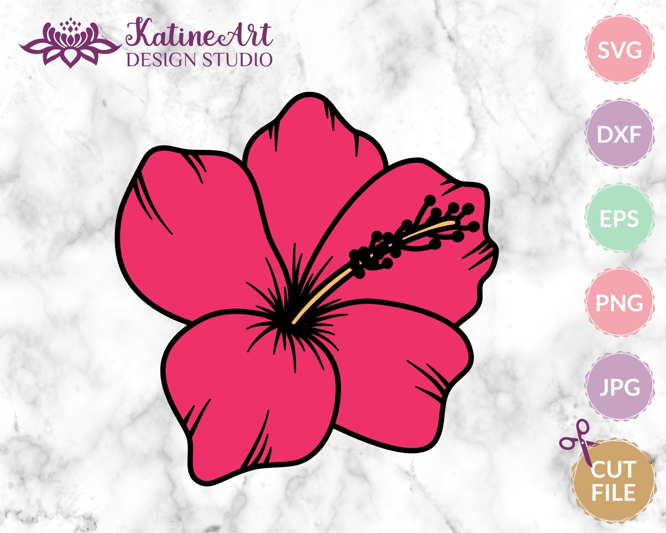 Free 290 Cricut Hawaiian Flower Svg Free SVG PNG EPS DXF File