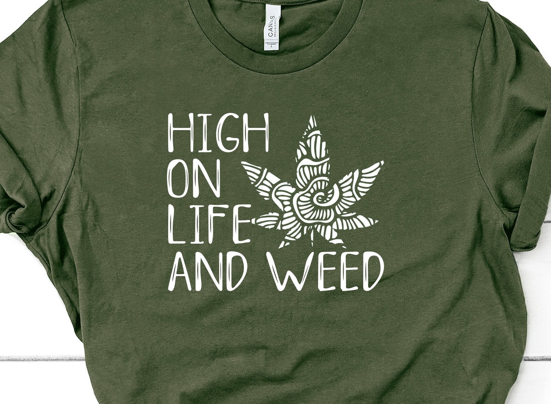 Download High On Life And Weed Marijuana Leaf Mandala Adult Svg Design So Fontsy