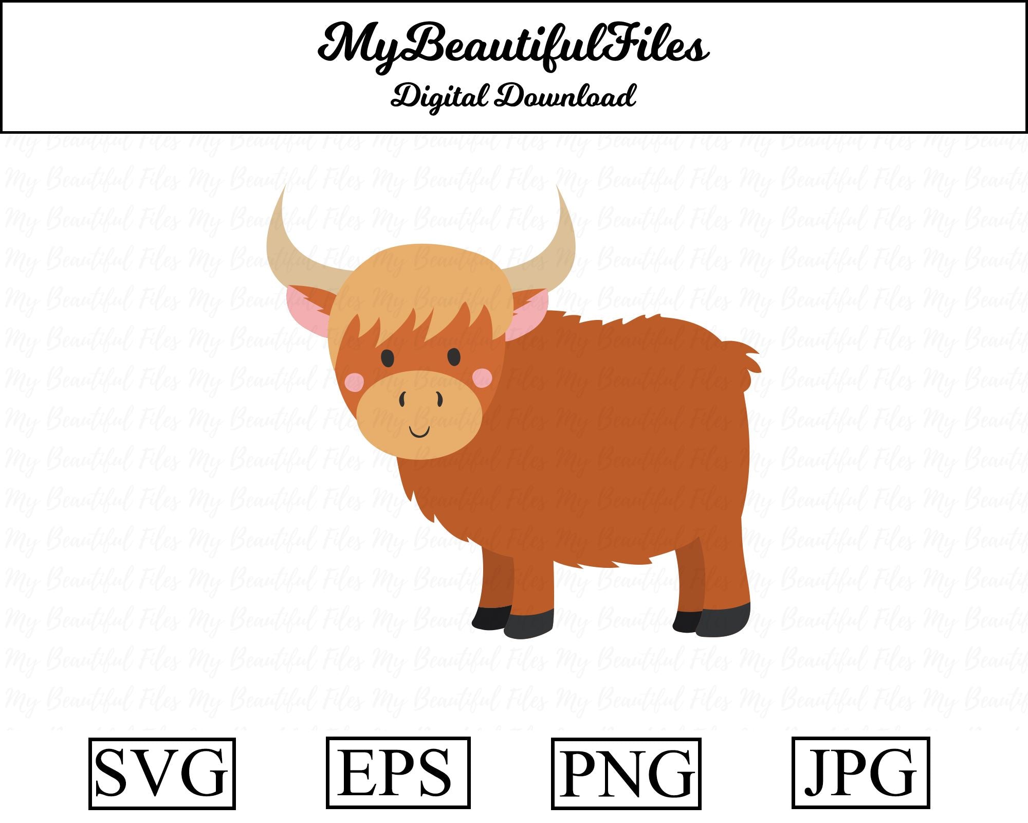 Free Free 212 Silhouette Highland Cow Svg Free SVG PNG EPS DXF File