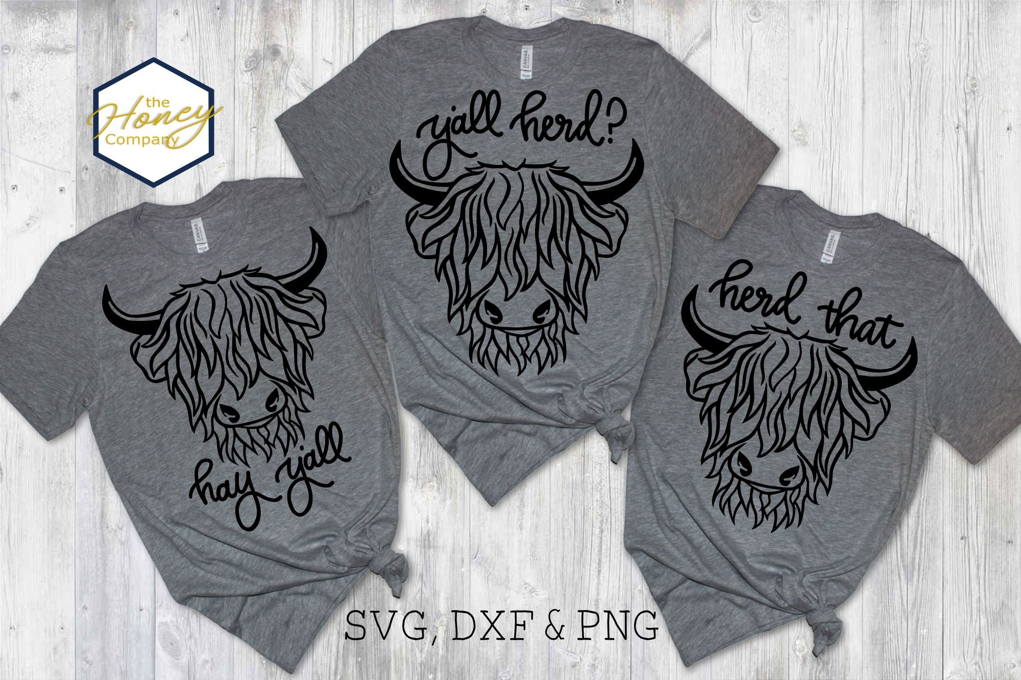 Download Highland Cow Funny Svg Png Dxf Bundle Herd That So Fontsy